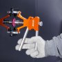 VEVOR 46-Piece Bridge Dent Puller Dent Repair Kit, Including 20 Bridge Puller Tabs & 12 Hot Glue Sticks, Aluminum Dent Removal Tool for Cars, Refrigerators, etc.