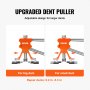 VEVOR 56 Piece Bridge Dent Puller Dent Repair Kit Includes 20 Pull Tabs & 6 x Bridge Pull Tabs Aluminum Dent Removal Tool Dent Removal Car Fridge Etc