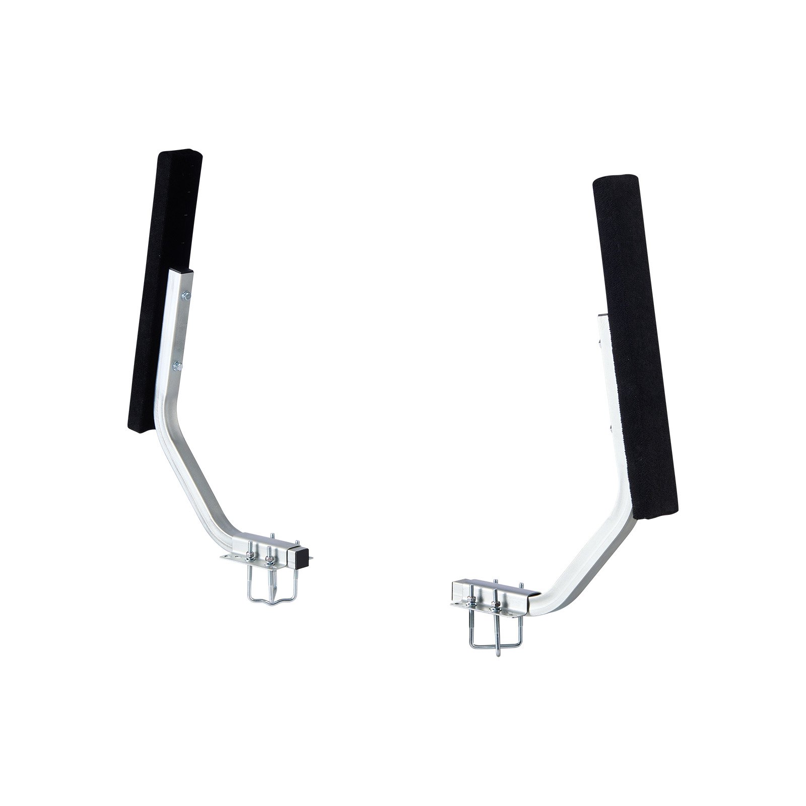 VEVOR boottrailergeleiders, 0-3 cm instelbare breedte, trailergeleider gemaakt van hoogwaardig staal met dikke steunplaten, geschikt voor pontontrailers met steunen (L-profielen/kokerprofielen/C-profielen).