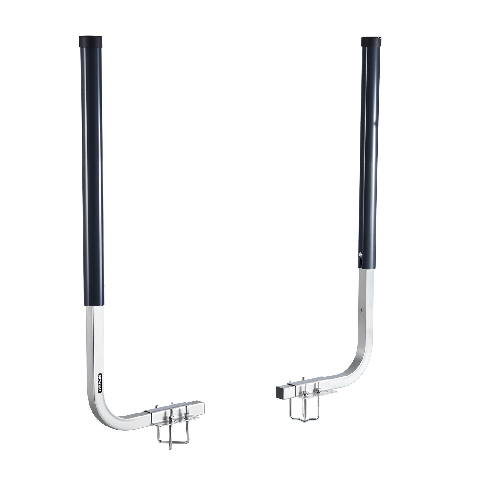 VEVOR boottrailergeleiders, 1016 mm / 1219 mm hoog, 0-13 cm verstelbare breedte, trailergeleider gemaakt van hoogwaardig staal met PVC-buizen, geschikt voor speedboten, visboten en kleine zeilboten.
