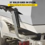 VEVOR Boat Trailer Guide ons, 2PCS Heavy-duty Roller Guide-on System, Galvanized Steel Trailer Guides, Complete Mounting Accessories Included, for Ski Boat, Fishing Boat or Sailboat Trailer, 16"