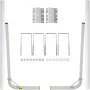  60-inch witte PVC-buis met versteviging