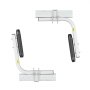 VEVOR Boat Trailer Guide, 20.5” Adjustable Design Trailer Guide Poles, 2PCS Rustproof Steel Trailer Guide ons, Heavy Duty Roller Guide Design, for Ski Boat, Fishing Boat or Sailboat Trailer