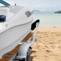 VEVOR T-vormige aanhangwagenpaal, boottrailergeleider, krukondersteuning, bootgeleider, 330 mm, verstelbare breedte, boottrailergeleider - reserveonderdelen en accessoires voor skiboot, visboot, zeilboottrailer