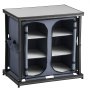 VEVOR opvouwbare campingkeuken, draagbare campingkast met 6 planken, extern vak en MDF-tafelblad, draagvermogen tot 30 kg, keukenstation voor picknicks, barbecues, feesten, kamperen en camperreizen.