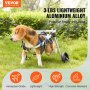 VEVOR dog wheelchair with lightweight aluminum alloy, allowing pets to run freely in the park.