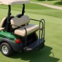 VEVOR Golfkar Handgreep (450 x 235 x 905 mm) Compatibel met de meeste golfkarren met metalen voetplaten, in hoogte verstelbaar (69,85-85,09 cm) Handgreep van koolstofstaal voor achterbank