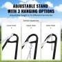 VEVOR Universal 2 Person Hammock Stand, Adjustable Heavy Duty 550 lbs Capacity Hammock Stand Fits 8-13 ft Hammocks for Outdoor and Indoor Portable Hammock Stand with Chain, Hook, and Carrying Bag