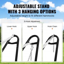 VEVOR Steel Hammock Stand 550 lbs Capacity Hammock Frame Fits 8-13 ft Hammocks