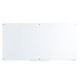VEVOR Magnetic Glass Whiteboard, Dry Erase Board 72"x36", Wall-Mounted Large White Glassboard Frameless, with Marker Tray, an Eraser and 2 Markers, White