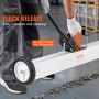 VEVOR 36-inch magnetische veger met wielen, capaciteit van 25 kg, met uitschuifbare magnetische opraaptool, verstelbare handgreep, magnetische opraapveger voor het oprapen van spijkers en schroeven, voor werkplaats, garage, tuin