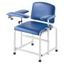 VEVOR Phlebotomy Chair, Blood Draw Chair with Adjustable Armrests and Flip Arm, 181KG/400LBS Loading Blood Drawing Medical Chair with Soft Seat, Easy-to-Clean PVC Leather for Hospitals, Labs, Clinics