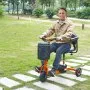 VEVOR Krachtige 3-wielige elektrische scootmobiel voor volwassenen en senioren – Opvouwbare elektrische scootmobiel met een actieradius van 19 km, all-terrain reisrolstoel met 48V lithium-ionbatterijen, 150 kg