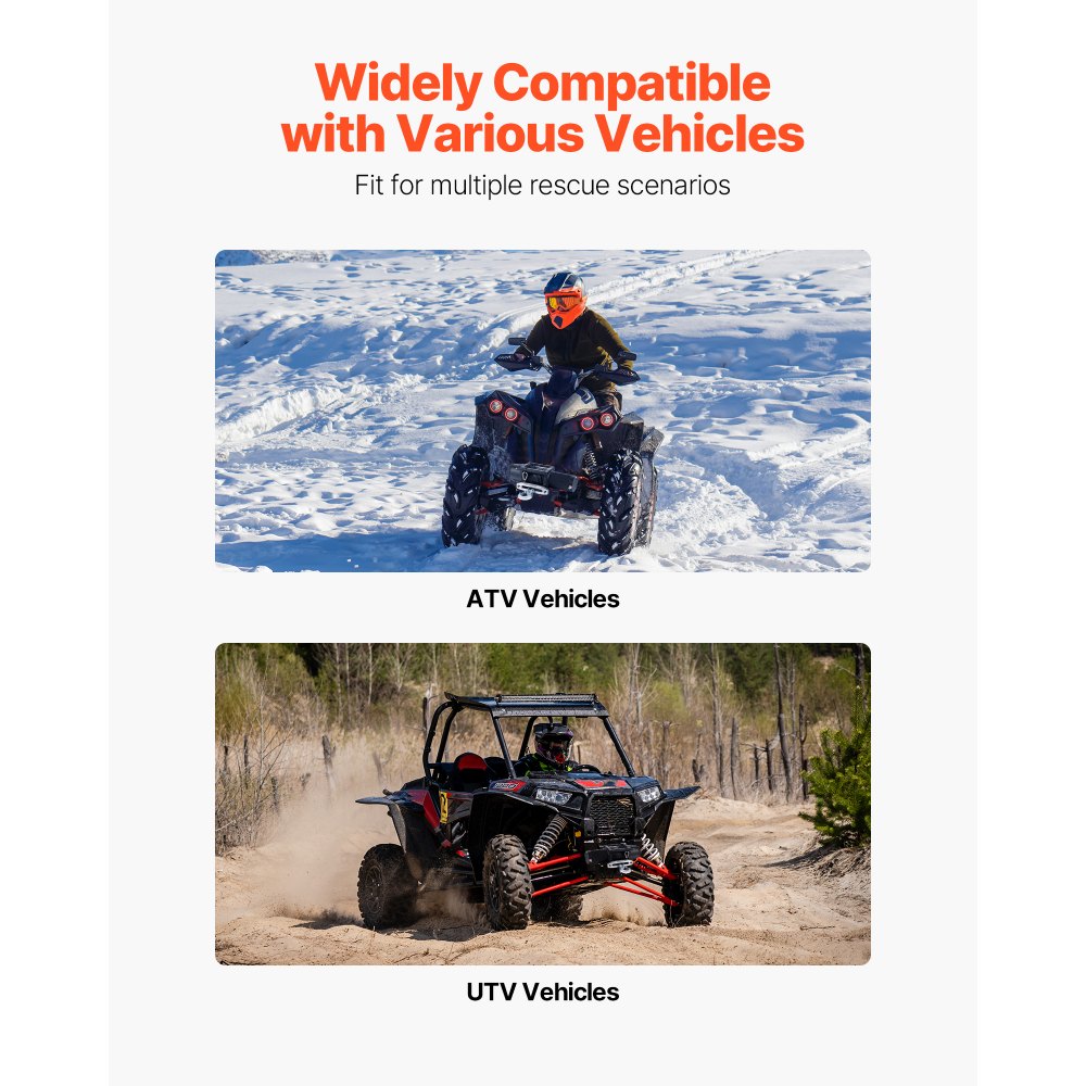 VEVOR Universele aanhangerkoppeling, capaciteit 3500 lbs, liermontageplaat voor 2" ontvanger, 2 & 4 boutgaten, gepoedercoat staal, voor mountainbikes, UTV's, vrachtwagens, zwart