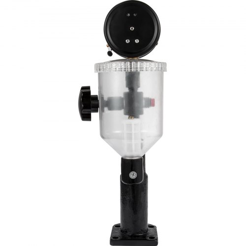 Wiltec tester voor dieselinjectoren tot 600 bar, injectoren tester 550 x 270 x 380 mm met manometer, hendel en adapters, verstuivertester voor diesel injectoren