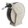 VEVOR brandstofslanghaspel 15 m, industriële olieslanghaspel met 3/4-inch NBR-slang, doseermondstuk en automatische oprolfunctie, oprolbare slanghaspel voor diesel, kerosine en benzine.