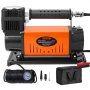VEVOR 12V Auto Compressor 150PSI Air Compressor 6CFM(170L/Min) Auto Tire Inflator with Heat Protection Air Pump Includes 3m Power Cord and 7.9m Air Hose Ideal for Truck SUV RV Inflatable Boats etc.