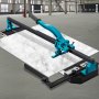 VEVOR Handmatige Tegelsnijder 35-1200 mm, Aluminium Tegelsnijder met Laserpositionering, Dubbele Geleiderail & Antislip Rubberen Handgreep, Precisie voor Keramische Vloertegels