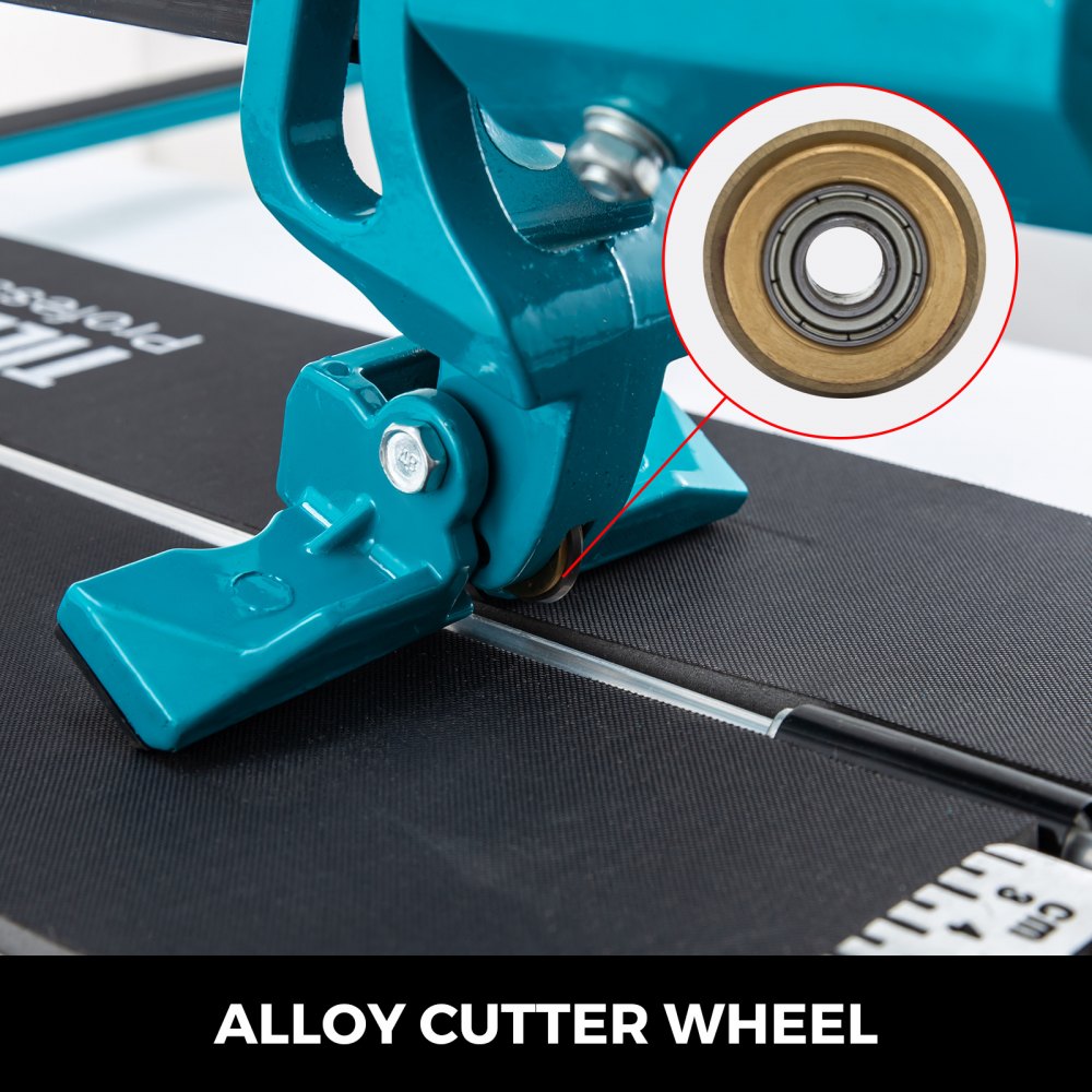 VEVOR Tegelsnijder, max. snijbreedte 800 mm Professionele handmatige tegelsnijder, snijdikte 6-15 mm Lasergeleider Precisie tegelsnijder Tegelsnijder met metaalsnijwiel