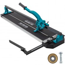 VEVOR 31 Inch Tile Cutter Single Rail Manual Tile Cutter 3/5 in Cap with Precise Laser Positioning Manual Tile Cutter Tools for Precision Cutting