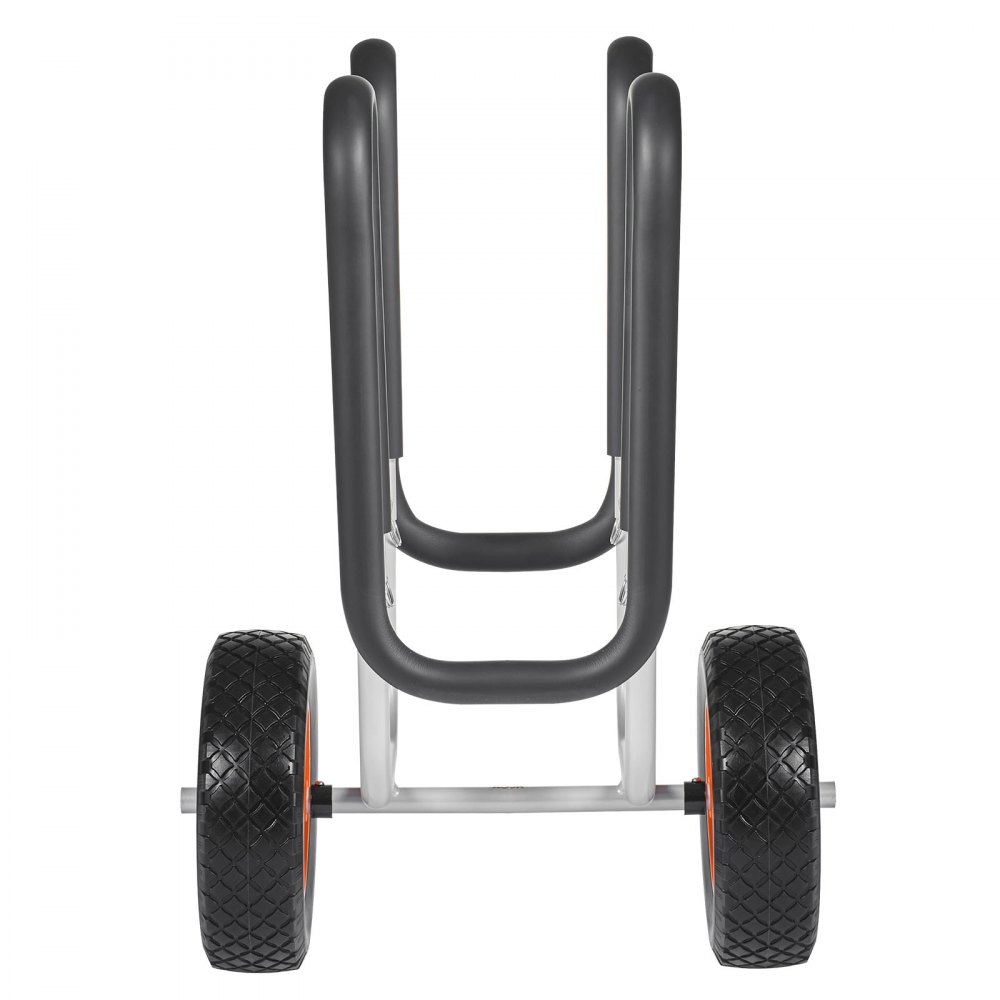 VEVOR Transport Trolley, 68 kg, Stand Up Paddle Board Trolley met 25,4 cm massieve rubberen banden, schuimvulling, spanband, ideaal transporthulpmiddel voor paddleboards en surfplanken, 520 x 500 x 680 mm