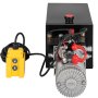 VEVOR Hydraulic Pump Double Acting Hydraulic Power Unit 12V DC Dump Trailer Pump 3200PSI Hydraulic Power Unit for Dump Trailer Car Lifting (12 Quart, Steel/Double Acting)