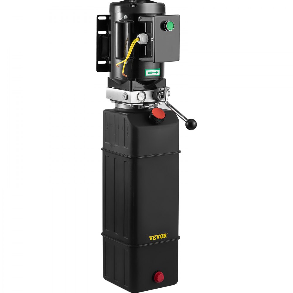 VEVOR hydraulische pomp 2950 PSI hydraulische krachtbron 3 HP 220 V hydraulische krachtbron voor 2 & 4 koloms hefbruggen autolift hydraulische krachtbron met 3,5 gallon reservoir