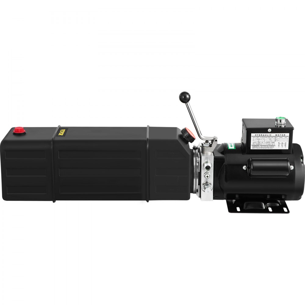 VEVOR hydraulische pomp 2950 PSI hydraulische krachtbron 3 HP 220 V hydraulische krachtbron voor 2 & 4 koloms hefbruggen autolift hydraulische krachtbron met 3,5 gallon reservoir