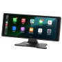 VEVOR Draadloze Autoradio (254 mm) HD Radio met Touchscreen met Apple CarPlay & Android Auto, CarPlay Scherm met Voor- en Achtercamera's Spraakbediening Mirror Link Bluetooth GPS Navigatie