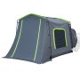 VEVOR Achterkleptent, autotent voor 5-9 personen, 323 x 244 x 220 cm, waterdicht (PU3000 mm) kampeertent met geventileerde deuren en muggennetten, SUV-achterkleptent voor kamperen, wandelen en andere buitenactiviteiten.