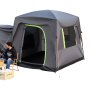 VEVOR SUV Tent Camping Auto Tent (248 x 308 x 230 cm) Waterdicht PU2000 Ruim Dubbellaags Ontwerp voor 5-8 Personen, SUV Kampeertent met Ramen & Gaas Ramen & Regendak & Tas