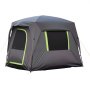 VEVOR SUV Tent Camping Auto Tent (248 x 308 x 230 cm) Waterdicht PU2000 Ruim Dubbellaags Ontwerp voor 5-8 Personen, SUV Kampeertent met Ramen & Gaas Ramen & Regendak & Tas