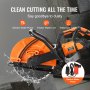 VEVOR 16'' Electric Concrete Saw Wet/Dry Saw Cutter with Water Pump and Blade