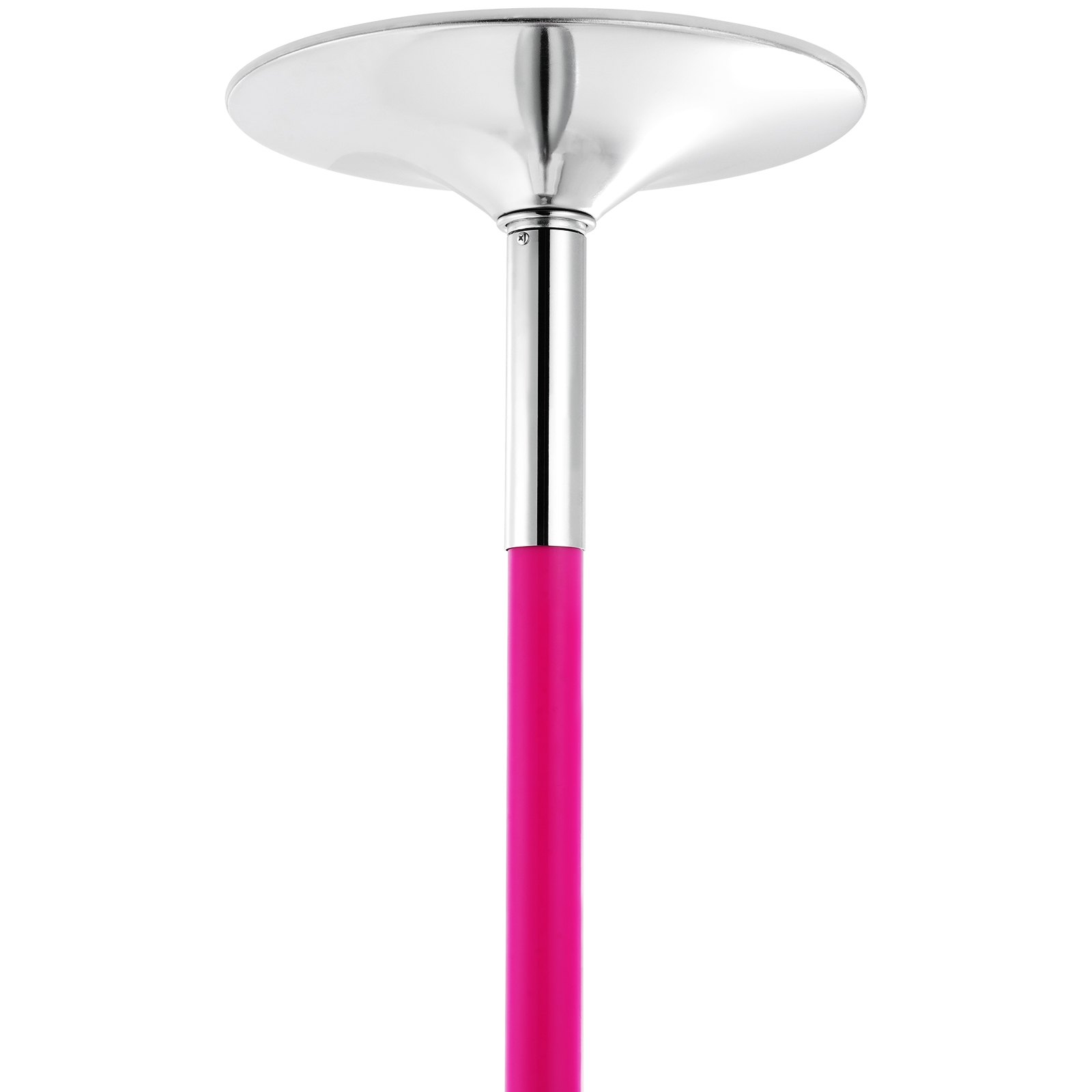 VEVOR Professionele Danspaal, Draagbare Professionele Danspaal, Ca. 216,3-270 cm In hoogte verstelbaar Afneembaar Fitnesspaal, Spinning Fitness, Roze, Statische Danspaal voor Sportscholen