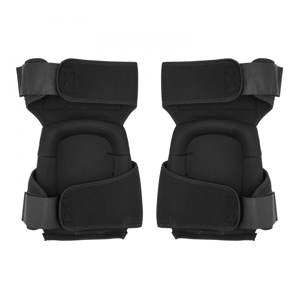 VEVOR Kniebeschermers 30x20 cm, Verlengde kniebeschermers met 2 verlengbanden, Antislip Foam Gel Tegelzetterskniebeschermers voor tuinieren, vloeren, daken en schoonmaken, Zwart en oranje