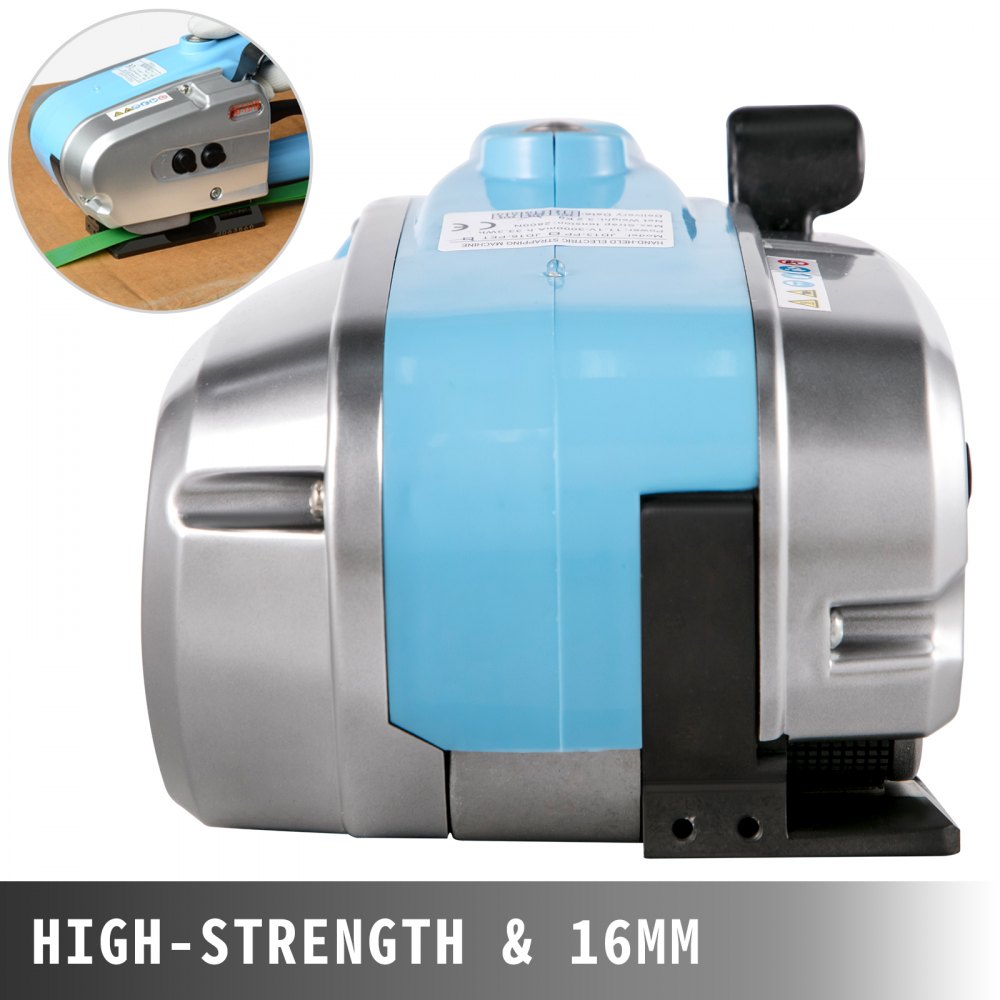 VEVOR Handheld Strapping Machine for PET/PP Belt Strapping Tool Battery Powered 11-16mm Width Rechargeable Strapping Battery Tool Hot Melting Strapping Machine Automatic Electric Strapper Portable