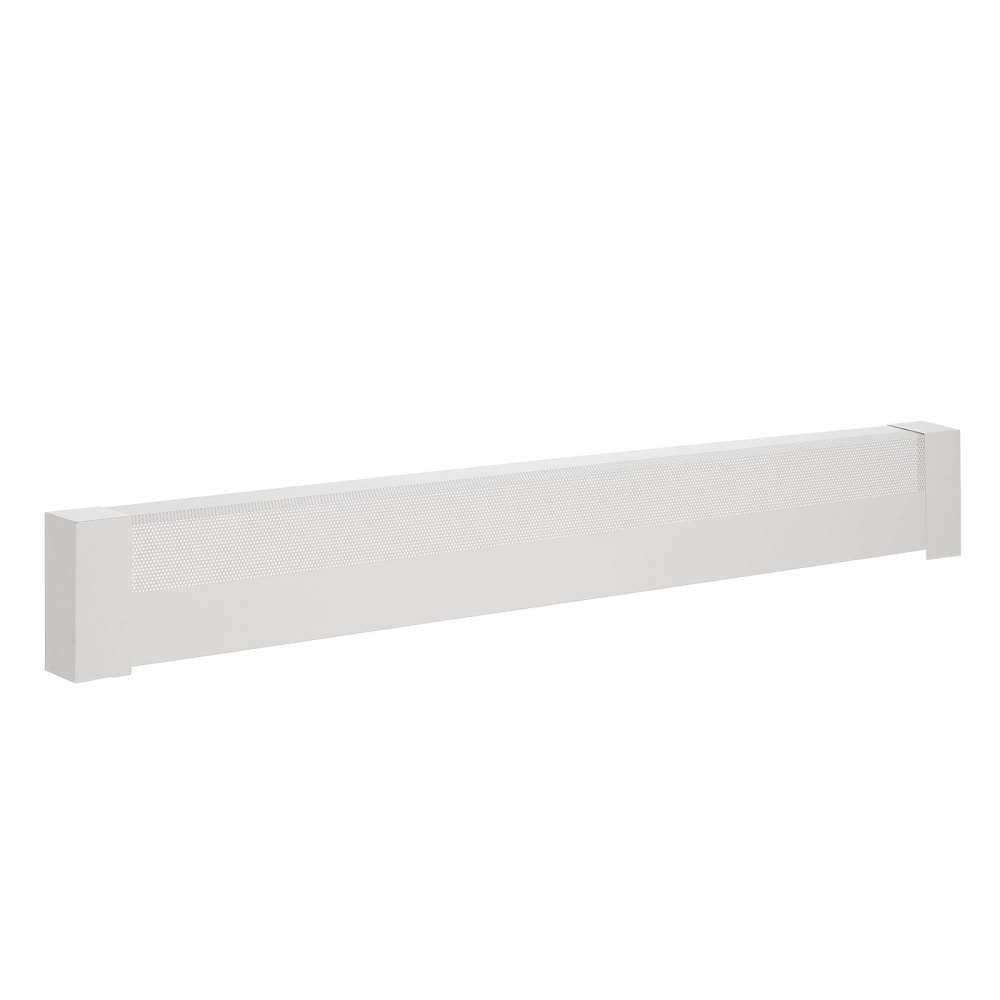 VEVOR Radiatorbekleding, Basic Serie, 1526 x 80 x 193 mm, Standaard Frontbekleding voor Elektrische Radiatoren, Vervangende Bekleding van Robuust Staal, voor Slaapkamer, Wit