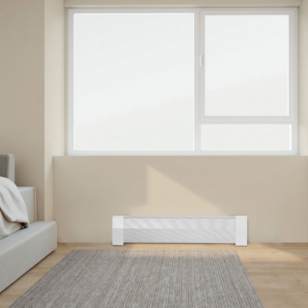 VEVOR Radiatorbekleding, Premium Serie, 917 x 81 x 193 mm, Standaard Frontbekleding voor Elektrische Radiatoren, Vervangende Bekleding van Robuust Staal, voor Slaapkamer, Wit