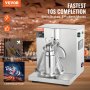 VEVOR Milkshakemachine, 120W commerciële melkthee shaker, enkelvoudige milkshakemixer, 0-180s verstelbare milkshakemixer, met 750ml roestvrijstalen beker, voor melkthee winkel