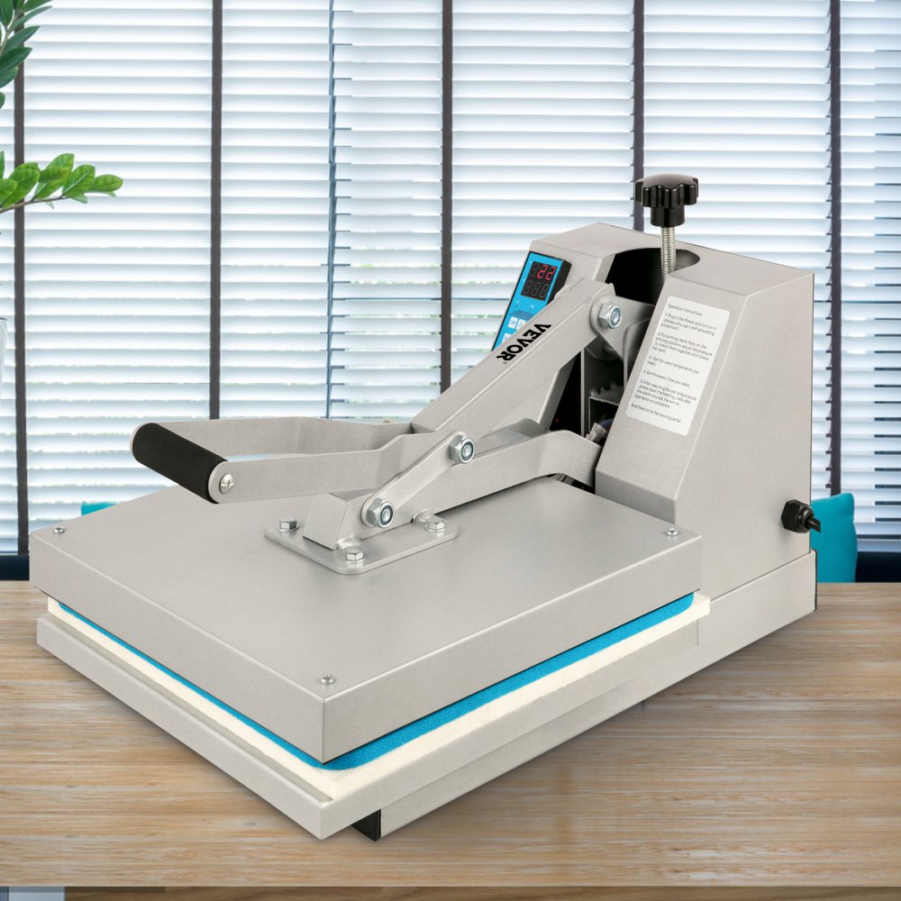Vevor T-shirt-hitteper Machine Warmteoverdracht Textiel Sublimatie Pers 38x38 Cm
