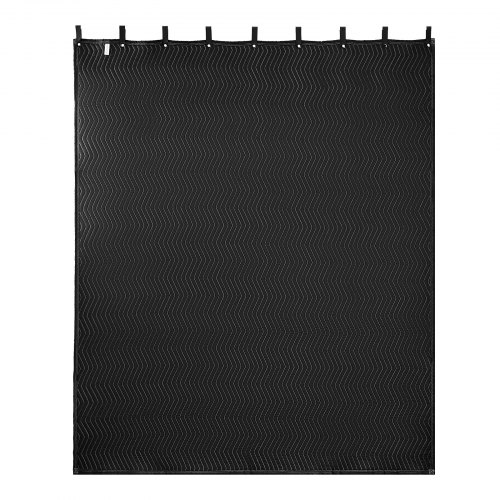 2-Pack geluidsdeken, geluidsisolerende dekens, 2438x2032 mm, extra grote akoestische deken met ringen, studio-deken met katoenen vulling, voor ramen, deuren, lichtwering, muziekopnames | NL