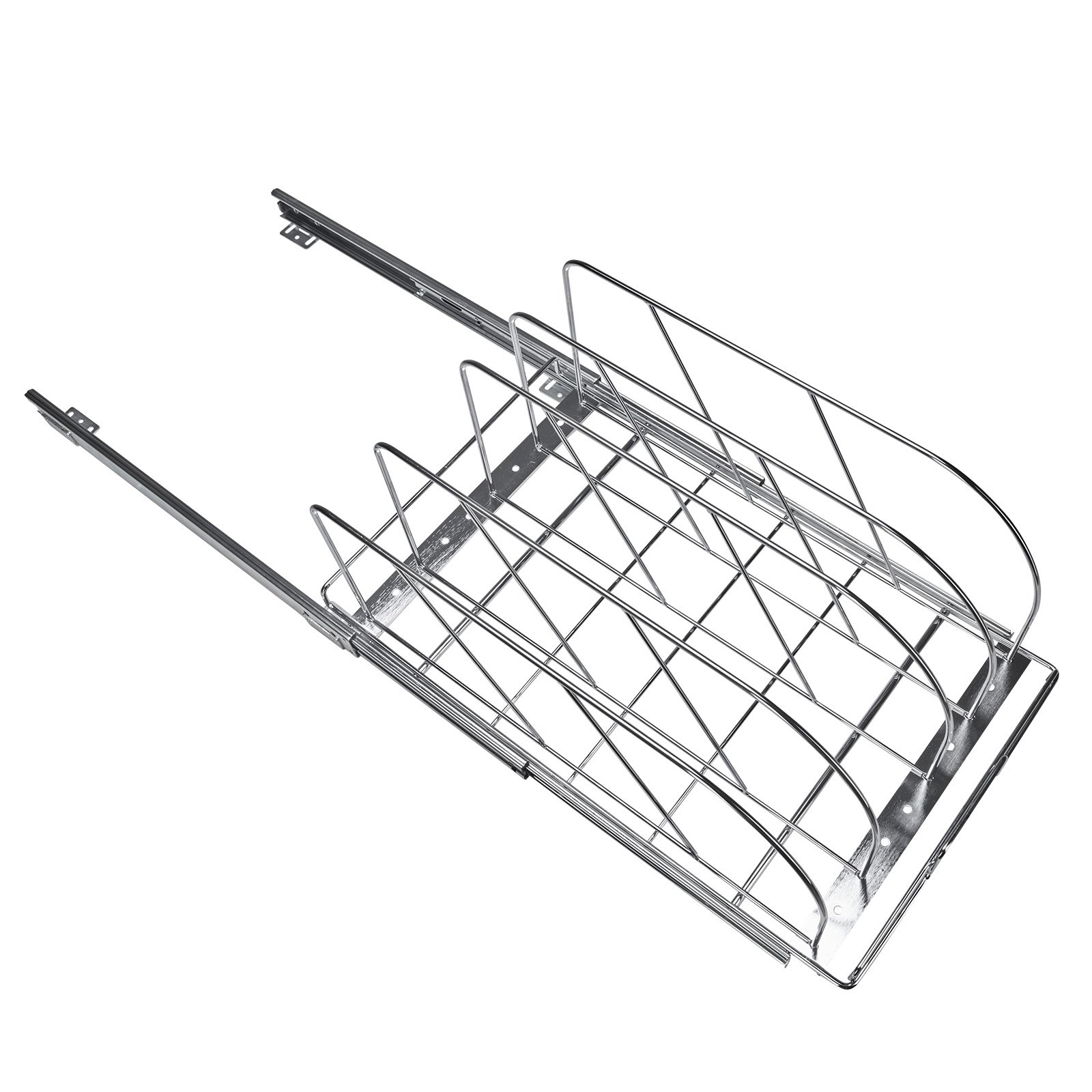 VEVOR Verstelbaar Afdruiprek, Afwasdroger, Bestekhouder, 31,8 x 53,3 cm, Afdruiprek voor Keukenkastjes, Ideaal voor het opbergen van potten, pannen en snijplanken