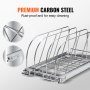 VEVOR Adjustable Dish Drainer Dish Drying Utensil Holder, 8.5" x 21" Kitchen Cabinet Dish Drainer Ideal for Storing Pots, Pans, Cutting Boards