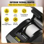 VEVOR Thermische Pos Printer 58mm Bonprinter 193x136x122mm Thermische Bonprinter Gemaakt van Duurzaam ABS met 90 mm/s Afdruksnelheid voor Telecommunicatiekosten het Afdrukken van Afhaalmaaltijden