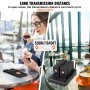 VEVOR Restaurant Pager System, 500m Wireless Queue Signal, Beeper to Answer Guest Calls with Vibration and Flashing, 16 Pagers for Food Truck, Church