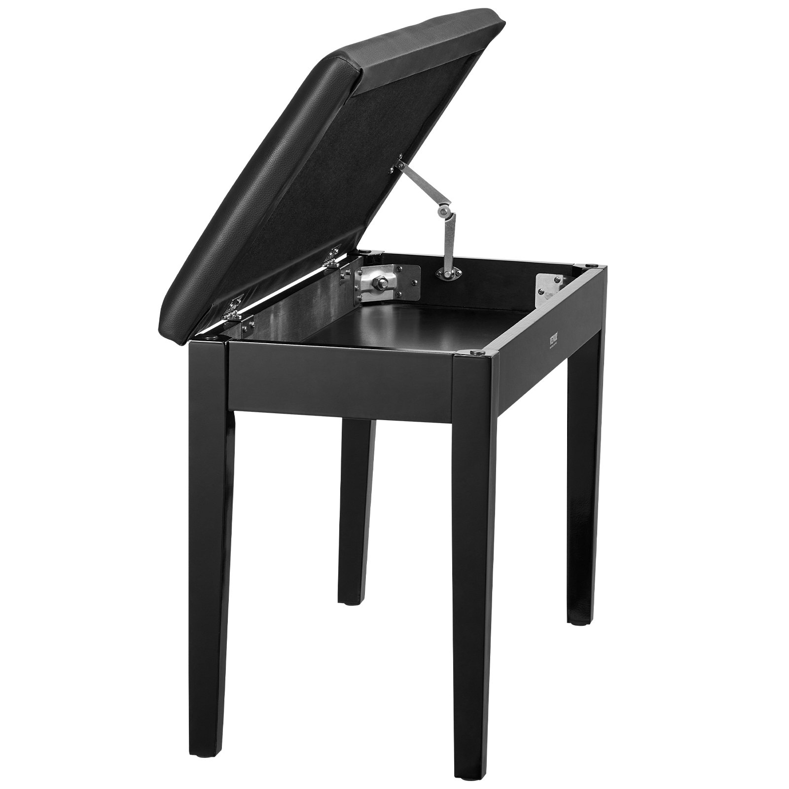 VEVOR Pianokruk 750 x 355 x 490 mm, Pianobank, Pianostoel met hoogwaardige bekleding, Opbergvak voor muziekboeken, Houten pianobank, Krukzitting, Voor kaptafel en woonkamer