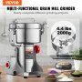 VEVOR 2000g Commercial Spice Grinder Electric Grain Mill Grinder High Speed