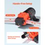 VEVOR membraanpomp, 12 V DC, 4,5 l/min, zelfaanzuigende 2-kamer membraanwaterpomp met 2 slangklemmen, maximale druk 5,5 bar, stille werking, voor campers, caravans, boten en tuinirrigatie.