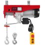 VEVOR Electric Hoist, 2640 lbs 230V Electric Winch with 14 ft Wired Remote Control, 40 ft Single Cable Lifting Height, Single/Double Slings, Emergency Stop, Lift Hoist for Garage Warehouse Factory