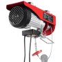 VEVOR elektrische lier, 400 kg, motorlier met 4,2 m bekabelde afstandsbediening, 12 m hefhoogte met enkele kabel, enkele/dubbele lussen, noodstop, hijsgereedschap voor garage, magazijn, fabriek
